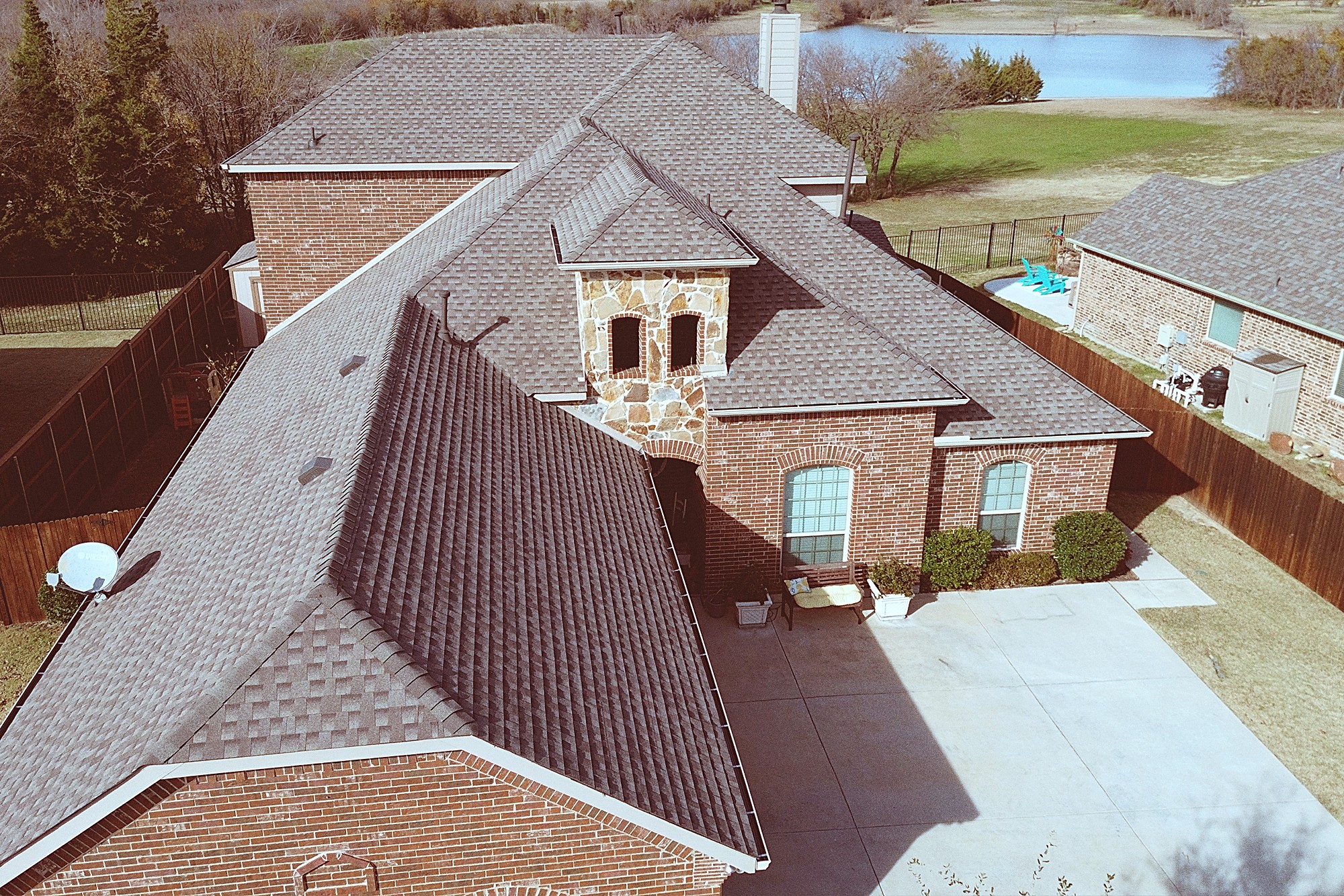 Recent work by Rockwall Roofing & Gutters
